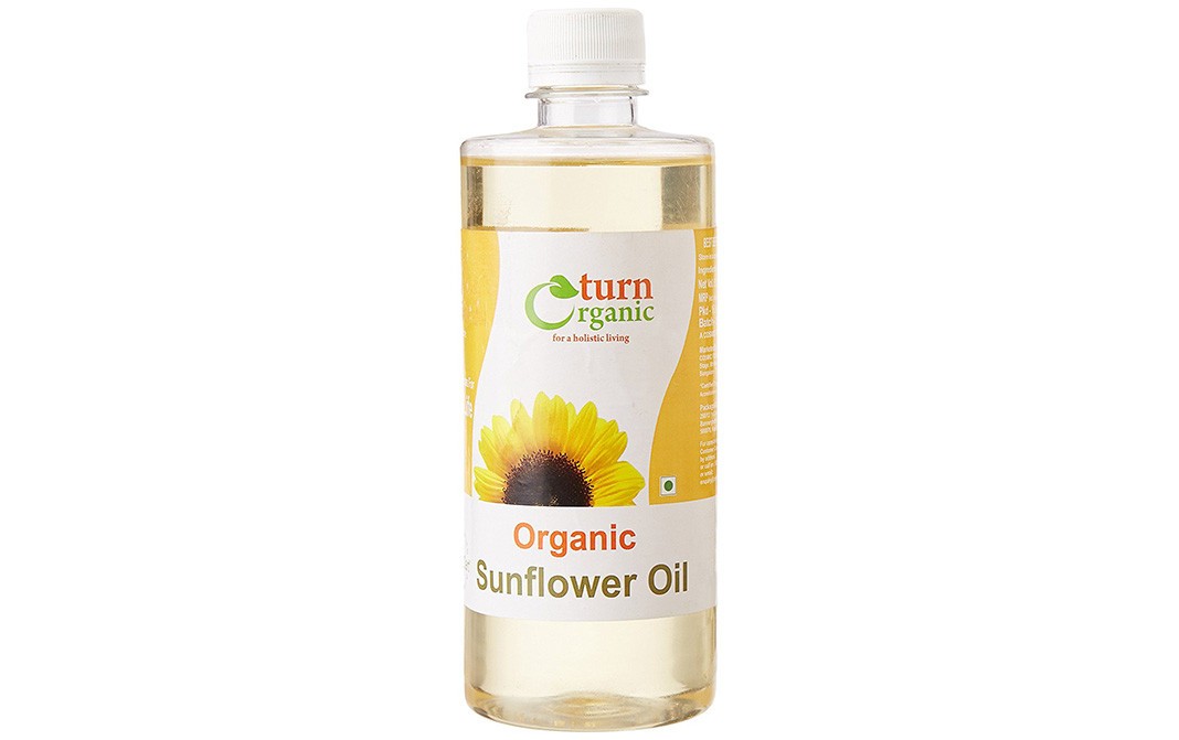 Turn Organic Sunflower Oil    Bottle  500 millilitre